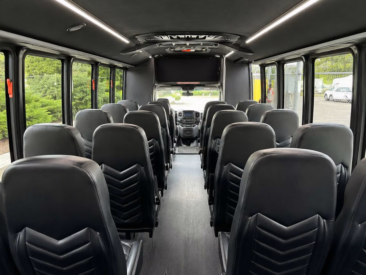20 passenger minibus interior