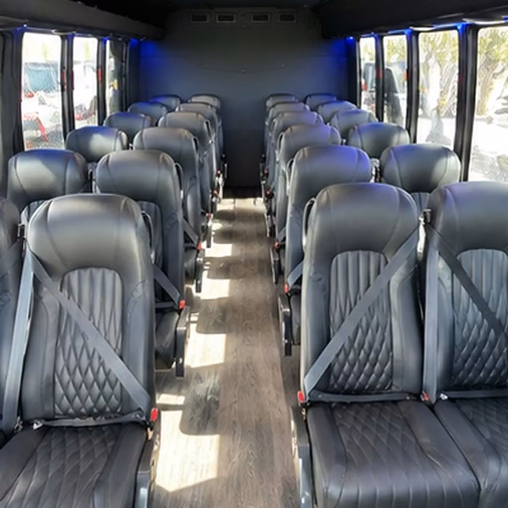 35 passenger minibus inside