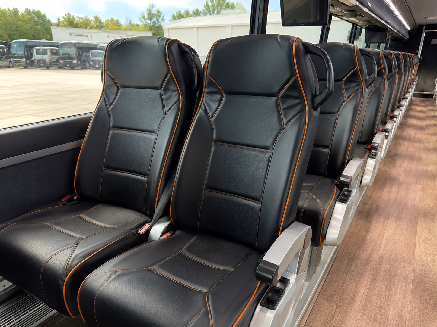 staten island charter bus interior