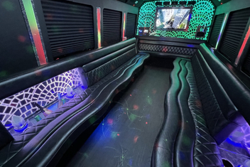 Staten Island Limo Bus Interior